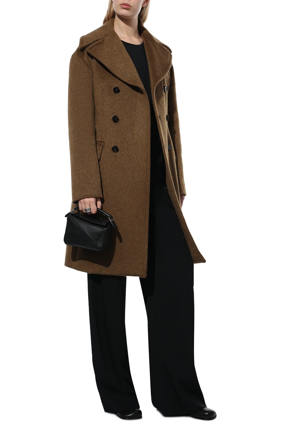 Сумка puzzle mini LOEWE черного цвета по цене 189500 руб., арт. 322.30.U95, фото 3 Сумка puzzle mini LOEWE, арт. 322.30.U95, фото 3