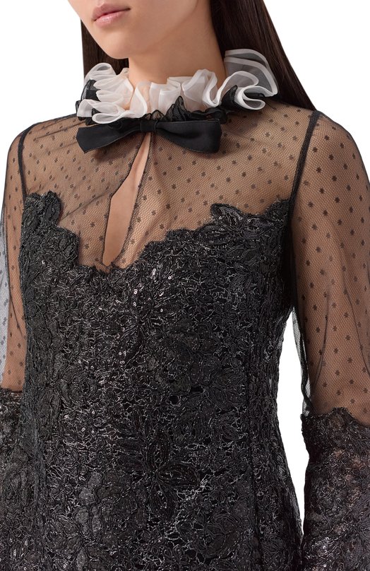 Платье Giambattista Valli 25FWSVTE5007/84BIS Чёрный  25FWSVTE5007/84BIS Фото 4