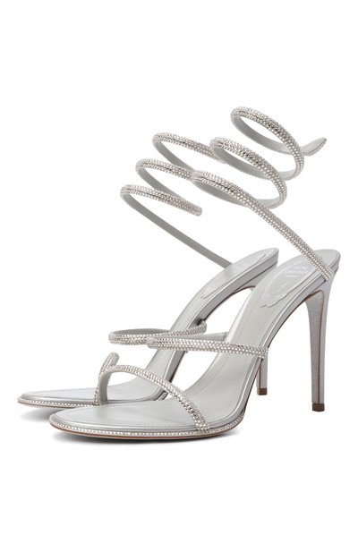 Женские текстильные босоножки cleo 105 RENE CAOVILLA, арт. C12538-105/R001