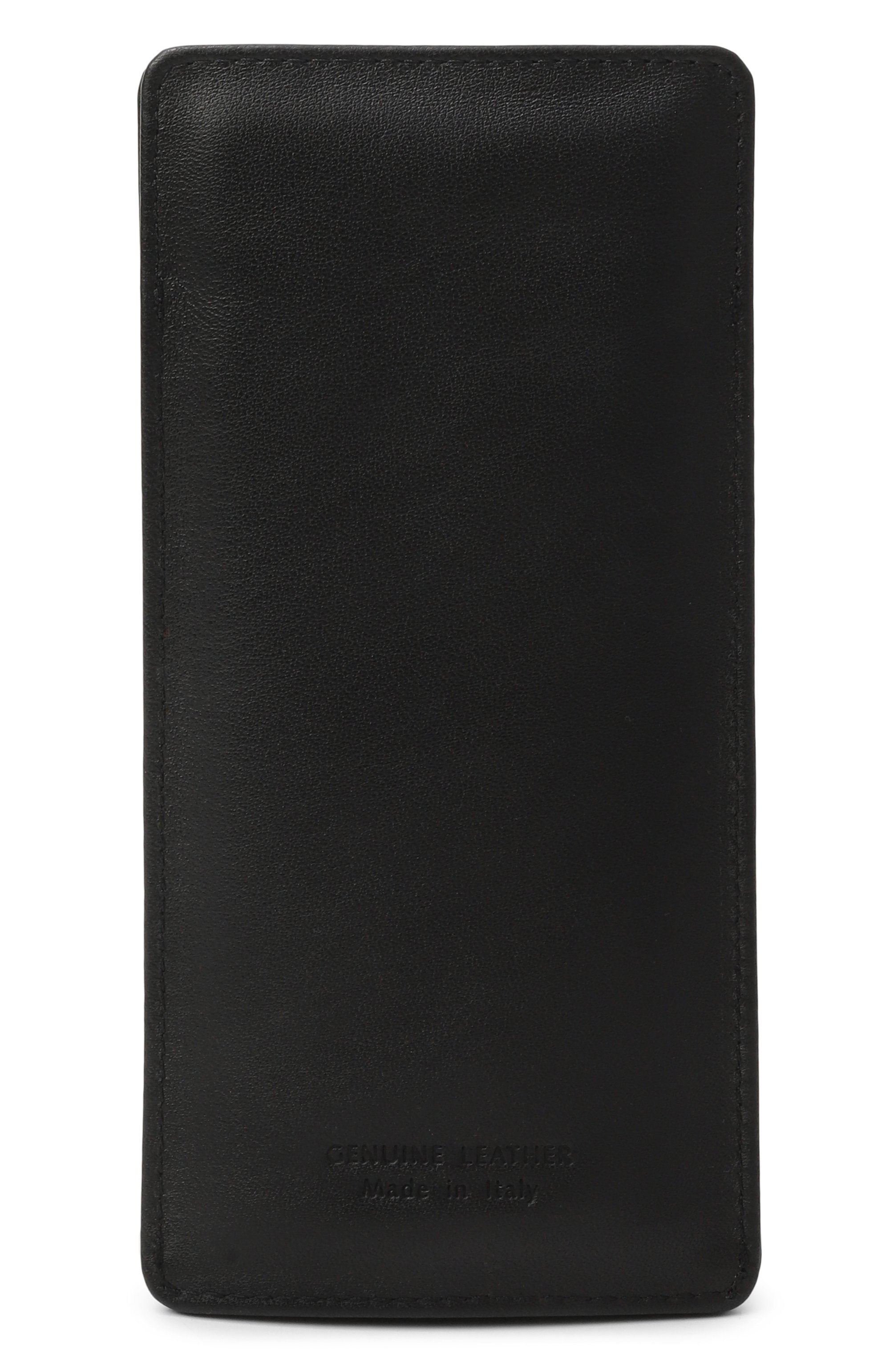 Кожаный футляр для очков GIORGIO FEDON, арт. 900-R-F0L-ET (7)/NAPPA-EA A MQ BLACK, фото 2