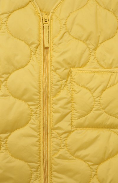 Стеганый жилет IL GUFO желтого цвета по цене 19950 руб., арт. P23GT040N0068/12, фото 3 Стеганый жилет IL GUFO, арт. P23GT040N0068/12, фото 3