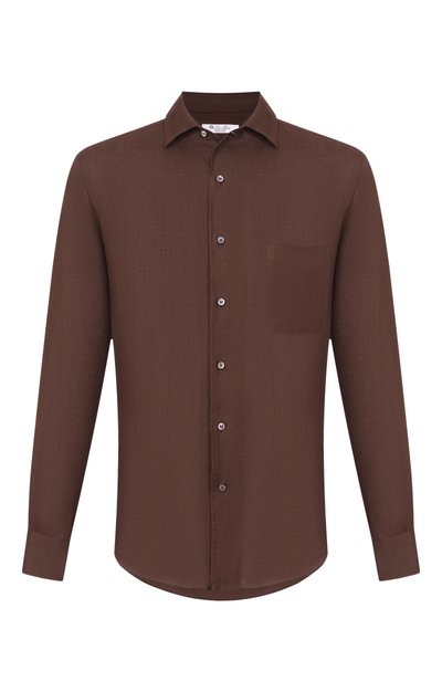 Мужская льняная рубашка LORO PIANA, арт. FAF2545