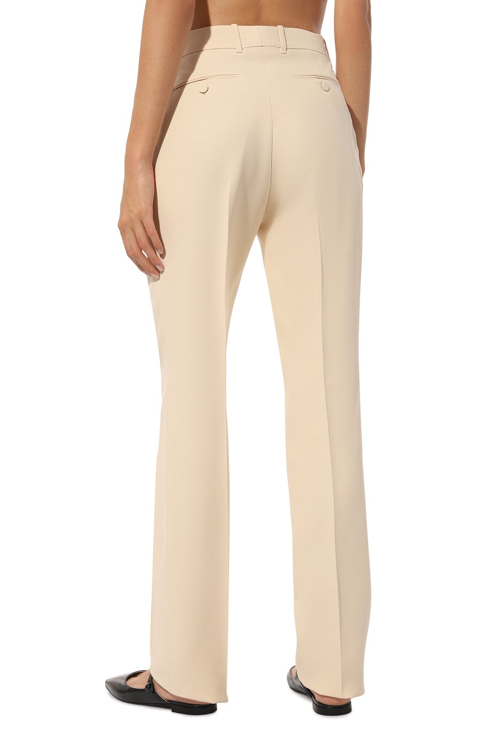 Брюки из шелка и шерсти GUCCI, арт. 627880 ZAD88, фото 4