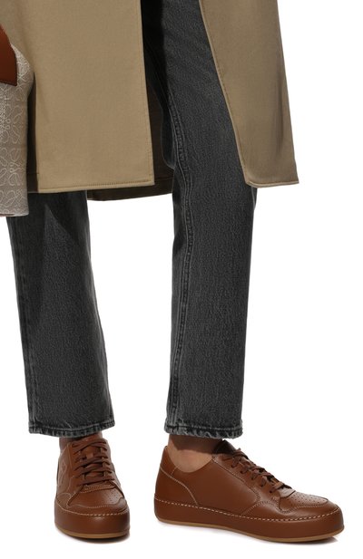 Кожаные кеды jinett RALPH LAUREN, арт. 800866645, фото 3