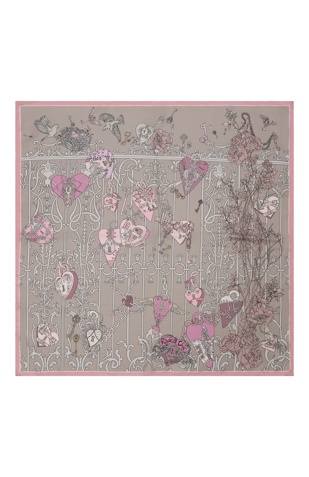 Шелковый платок in love RADICAL CHIC, арт. 680491.07.02, фото 4