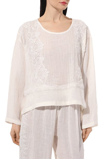 Льняная блузка MAURIZIO, арт. MZS4W08150577, фото 3