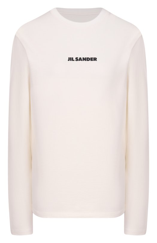 Хлопковый лонгслив Jil Sander J02GC0141/J20103 Белый J02GC0141/J20103