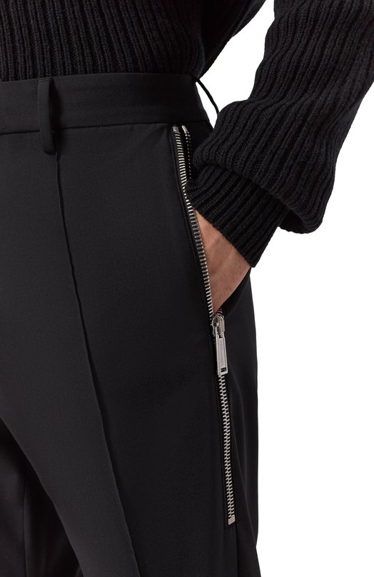 Шерстяные брюки Dsquared2 S74KB1058/S40320 Чёрный  S74KB1058/S40320 Фото 5