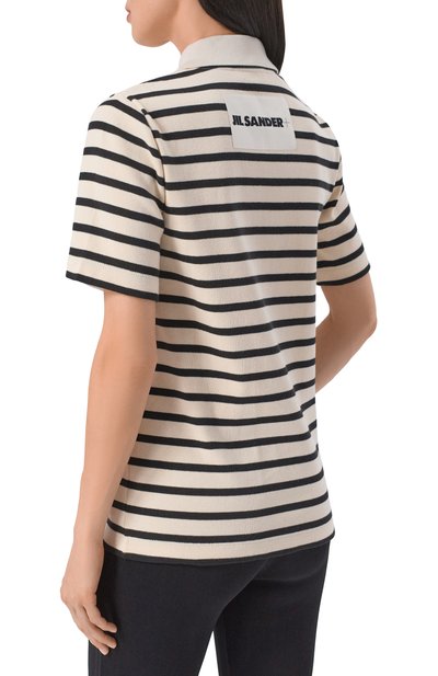 Хлопковое поло JIL SANDER, арт. J40GL0102/J46497, фото 4