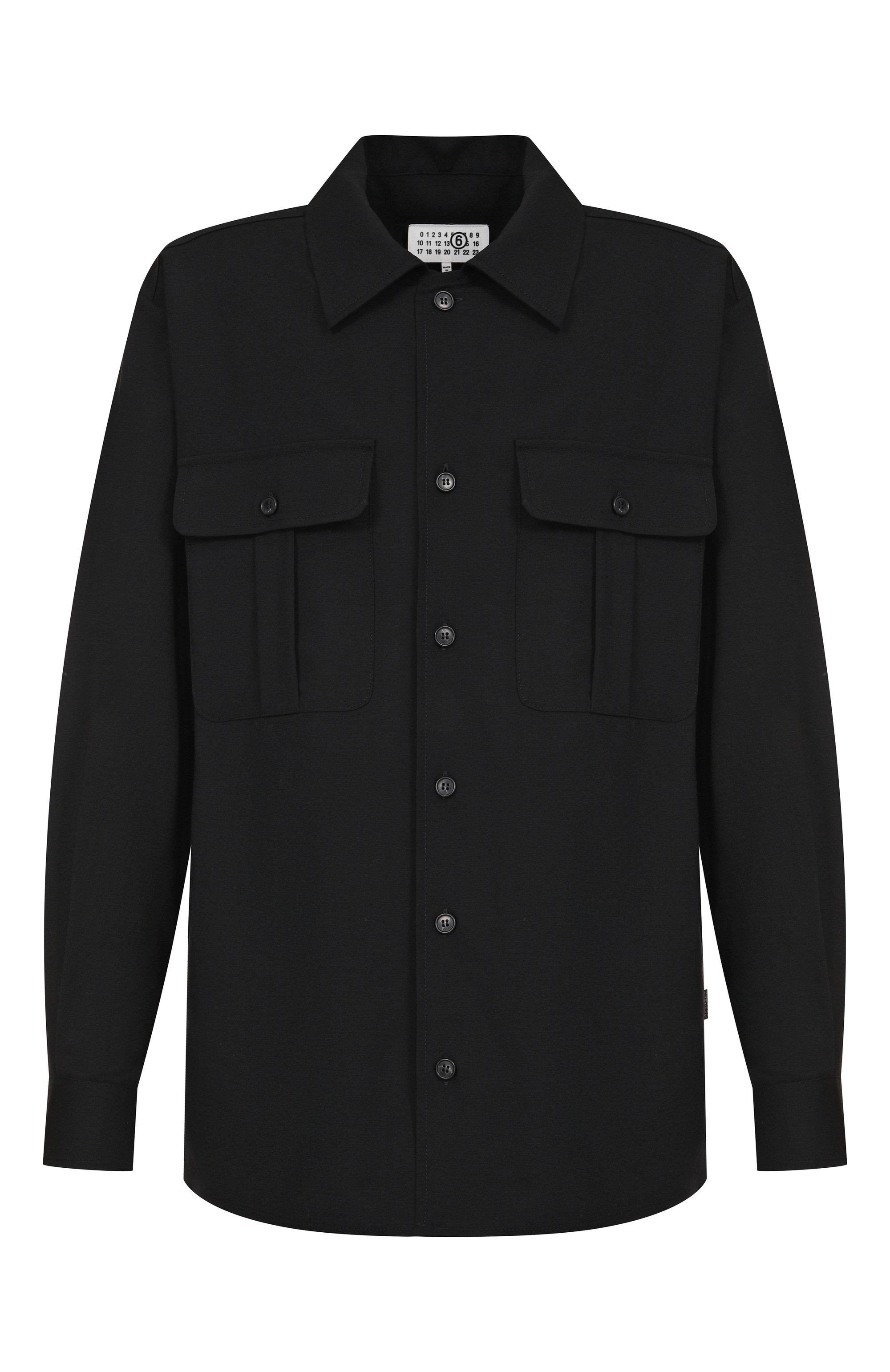 Шерстяная рубашка MM6, арт. SH2DT0036/M35622, фото 1