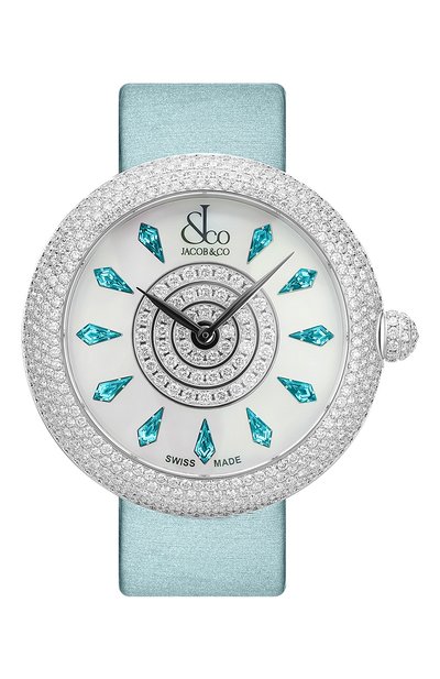 Женские часы icy blue sapphire JACOB AND CO, арт. BQ020.10.RH.KG.A