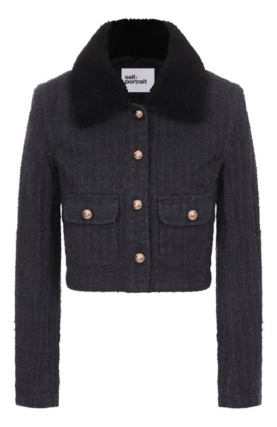 Женский джинсовый жакет SELF-PORTRAIT, арт. RS25820JGR