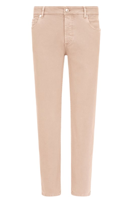 Джинсы Traditional Fit Brunello Cucinelli M277PB3210 Бежевый M277PB3210