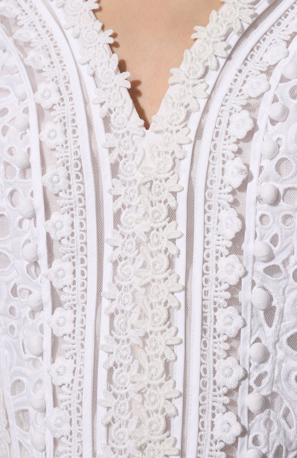 Хлопковый топ CAROLINA HERRERA, арт. R2211E214SCE, фото 5