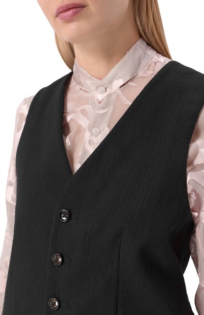 Хлопковый жилет ANN DEMEULEMEESTER, арт. B0013555/FA718, фото 5