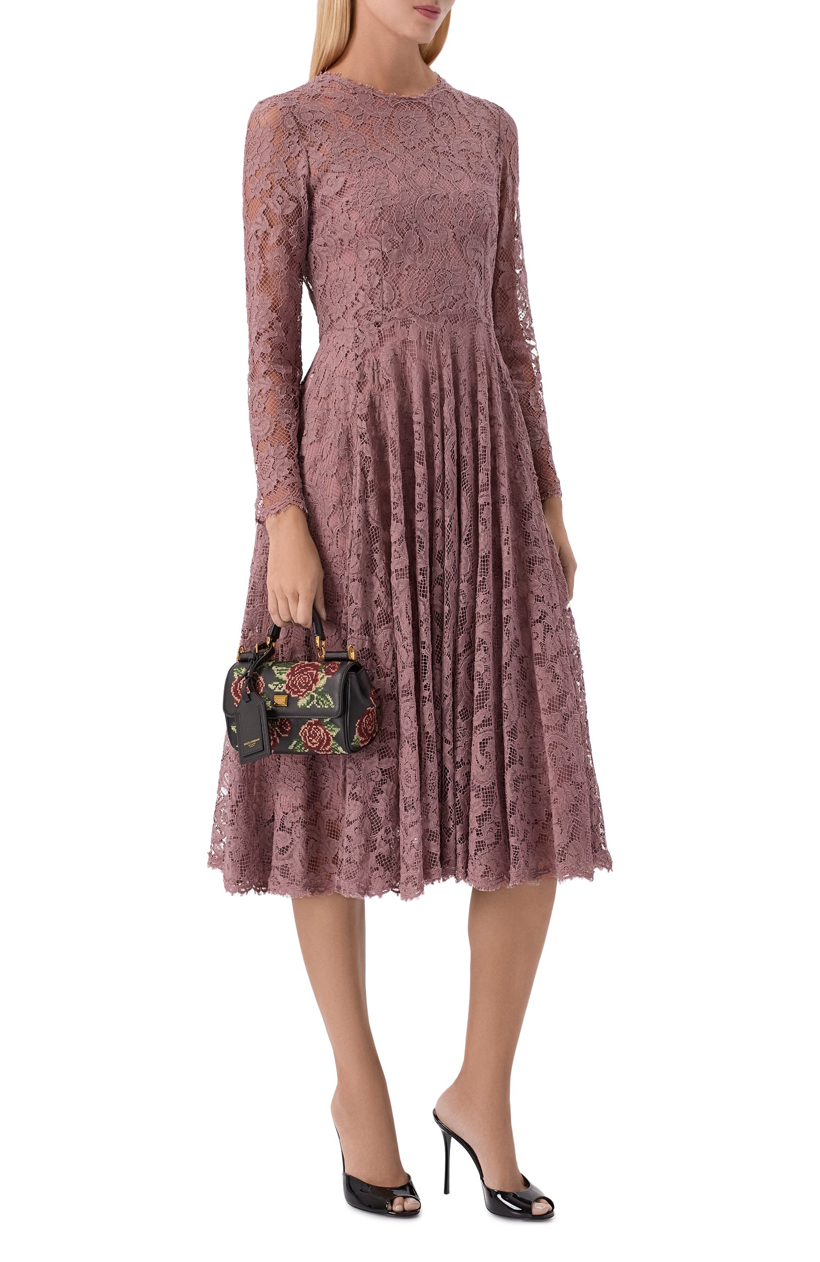 Сумка my sicily mini DOLCE & GABBANA черного цвета по цене 478000 руб., арт. BB7864/B3T63, фото 3 Сумка my sicily mini DOLCE & GABBANA, арт. BB7864/B3T63, фото 3
