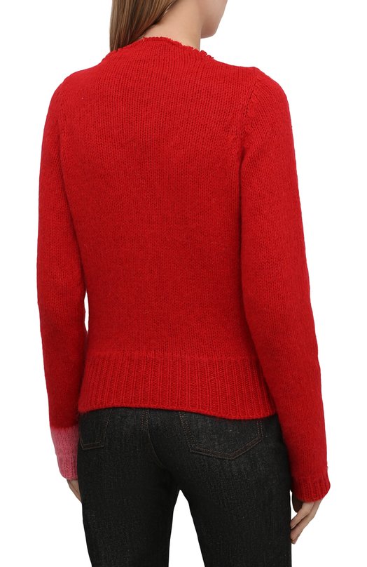 Шерстяной свитер Raf Simons Красный, фото 4