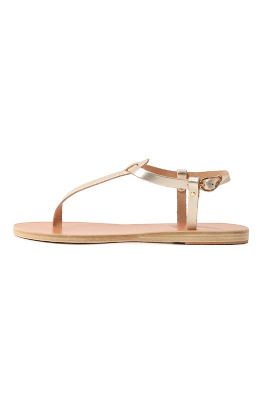 Кожаные сандалии Lito Ancient Greek Sandals LIT0/BLACK Золотой  LIT0/BLACK Фото 4