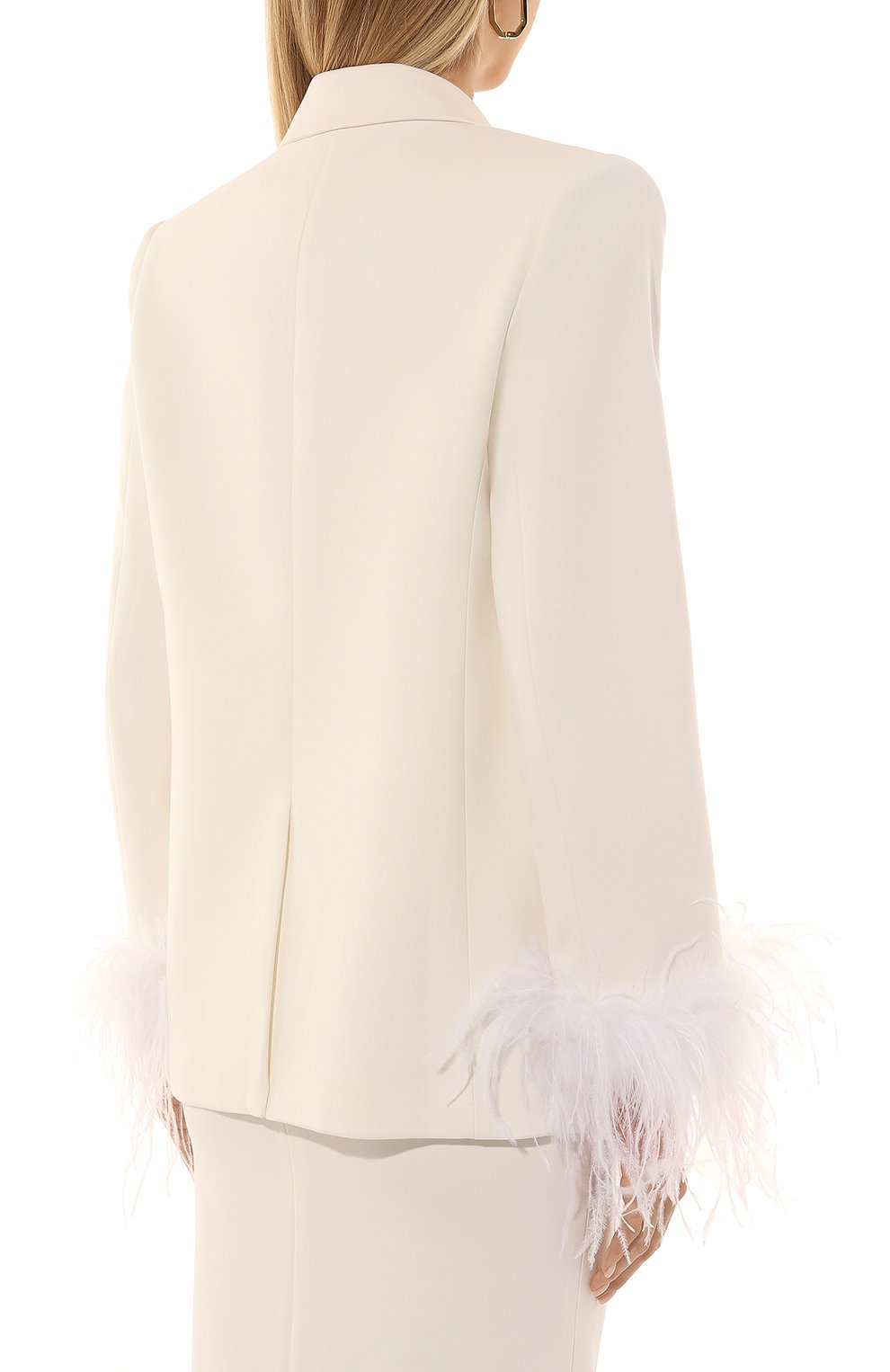 Шерстяной жакет с отделкой перьями AKHMADULLINA, арт. 1225.2JT901/W001, фото 4