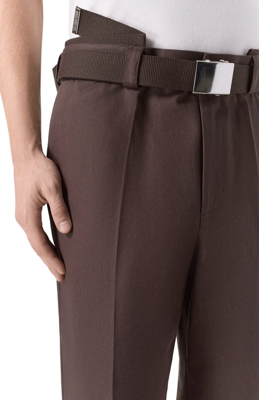 Хлопковые брюки Magliano MGSS26PA02012 Коричневый  MGSS26PA02012 Фото 5
