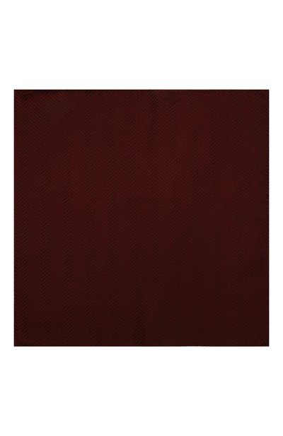 Шелковый платок GIORGIO ARMANI бордового цвета по цене 10950 руб., арт. 360023/4F928, фото 3 Шелковый платок GIORGIO ARMANI, арт. 360023/4F928, фото 3