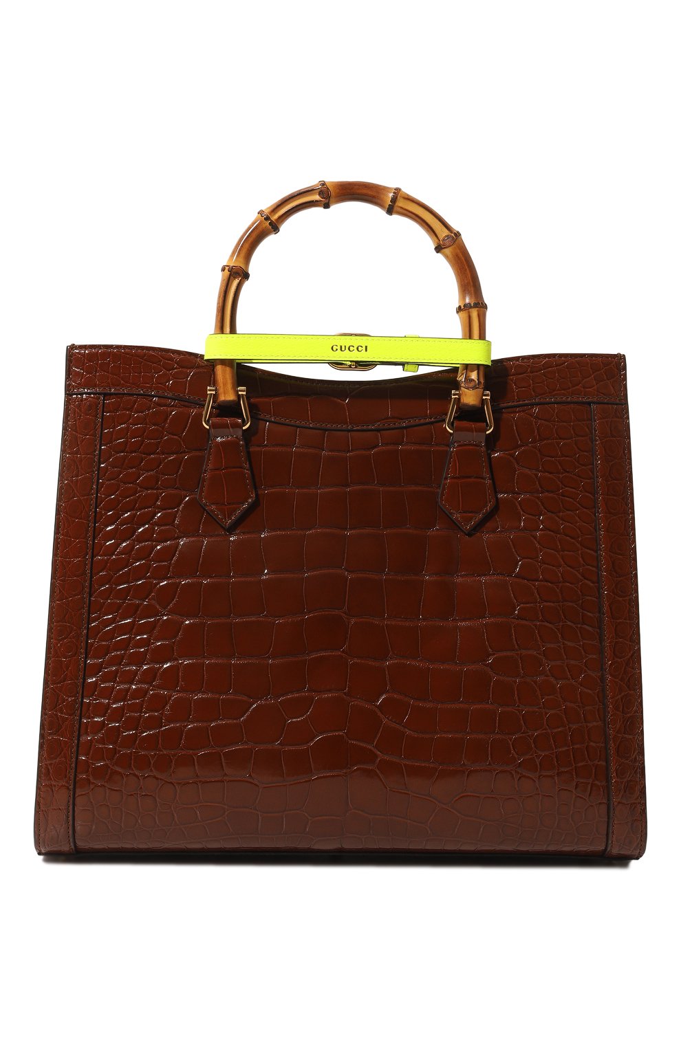 Сумка-тоут diana medium из кожи аллигатора GUCCI, арт. 655658 EZINT, фото 6