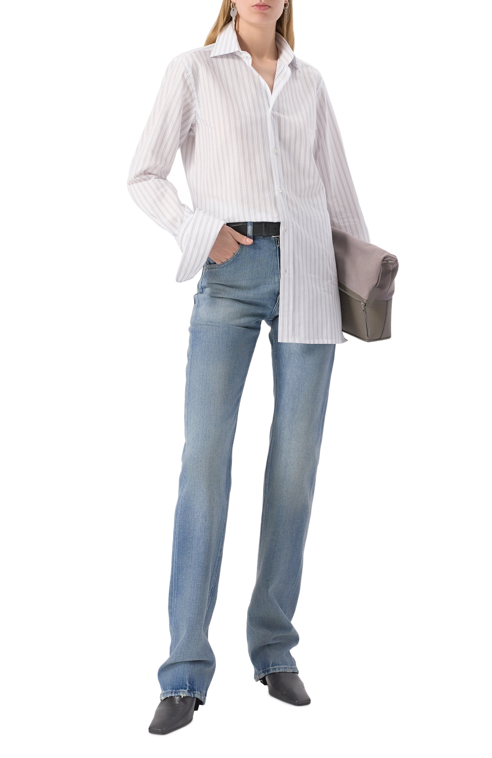 Хлопковая рубашка MAISON MARGIELA, арт. S50DT0048/M35280, фото 2