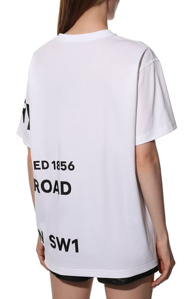 Хлопковая футболка BURBERRY, арт. 8048748, фото 4