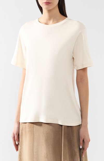 Футболка из смеси шелка и хлопка BOTTEGA VENETA, арт. 546008/VEZV0, фото 3