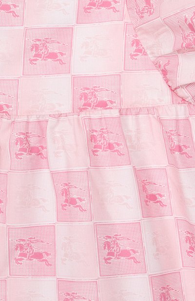 Хлопковое платье BURBERRY светло-розового цвета по цене 49950 руб., арт. 8123970, фото 3 Хлопковое платье BURBERRY, арт. 8123970, фото 3