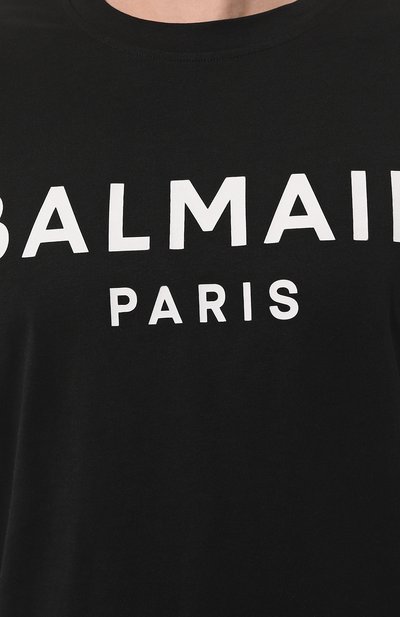 Хлопковая футболка BALMAIN, арт. CH1EG000/BB73, фото 5