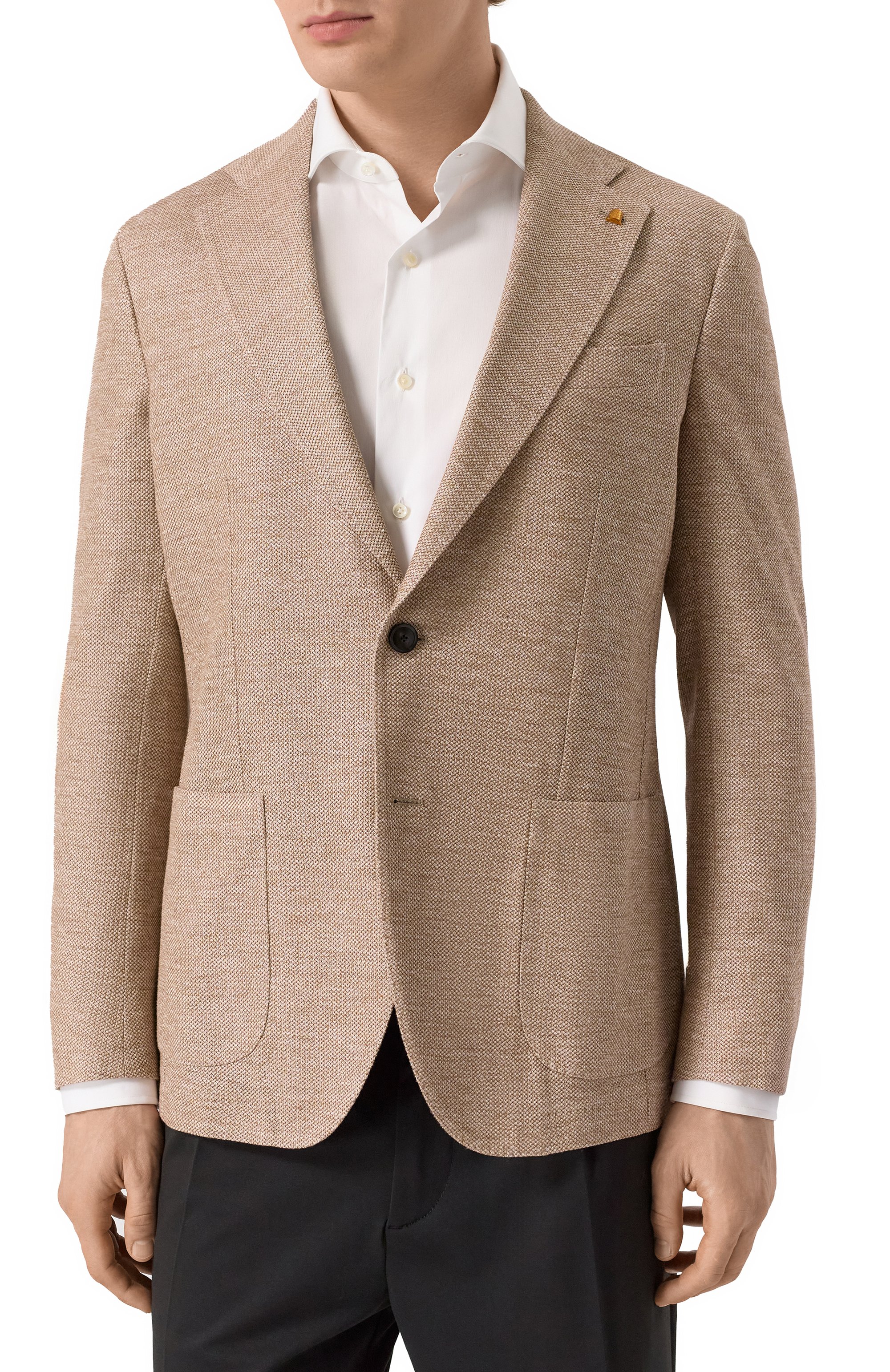 Пиджак изо льна и хлопка SARTORIA LATORRE, арт. JEF74/JH163, фото 4