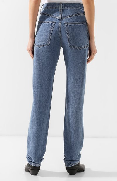 Джинсы HELMUT LANG голубого цвета по цене 33100 руб., арт. I09DW210, фото 4 Джинсы HELMUT LANG, арт. I09DW210, фото 4
