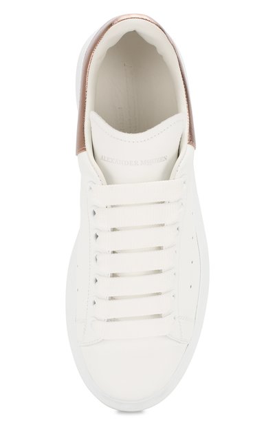 Кожаные кеды ALEXANDER MCQUEEN, арт. 462214/WHFBU, фото 5