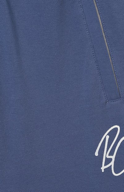 Хлопковые брюки BRUNELLO CUCINELLI синего цвета по цене 31950 руб., арт. B0T63E322C, фото 3 Хлопковые брюки BRUNELLO CUCINELLI, арт. B0T63E322C, фото 3