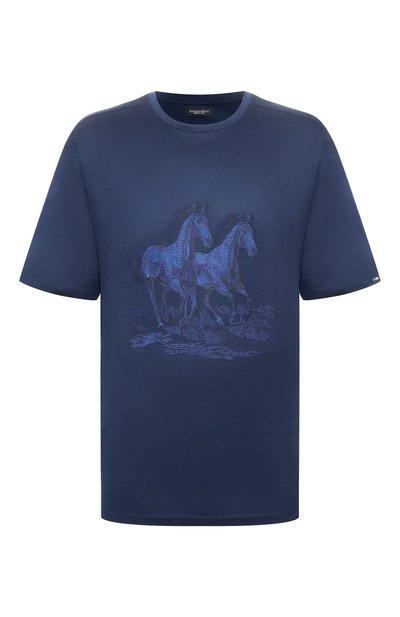 Мужская хлопковая футболка STEFANO RICCI, арт. MNH6205360/TE001