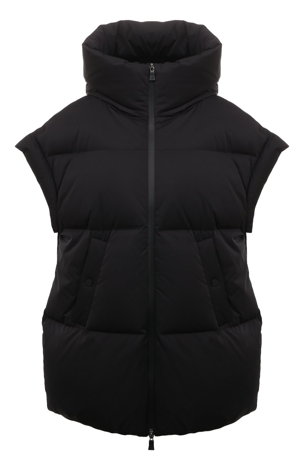 Пуховый жилет HERNO черного цвета по цене 98750 руб., арт. PI00320DL/12542, фото 1 Пуховый жилет HERNO, арт. PI00320DL/12542, фото 1