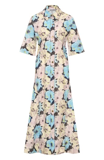 Женское хлопковое платье GANNI, арт. W0260/999