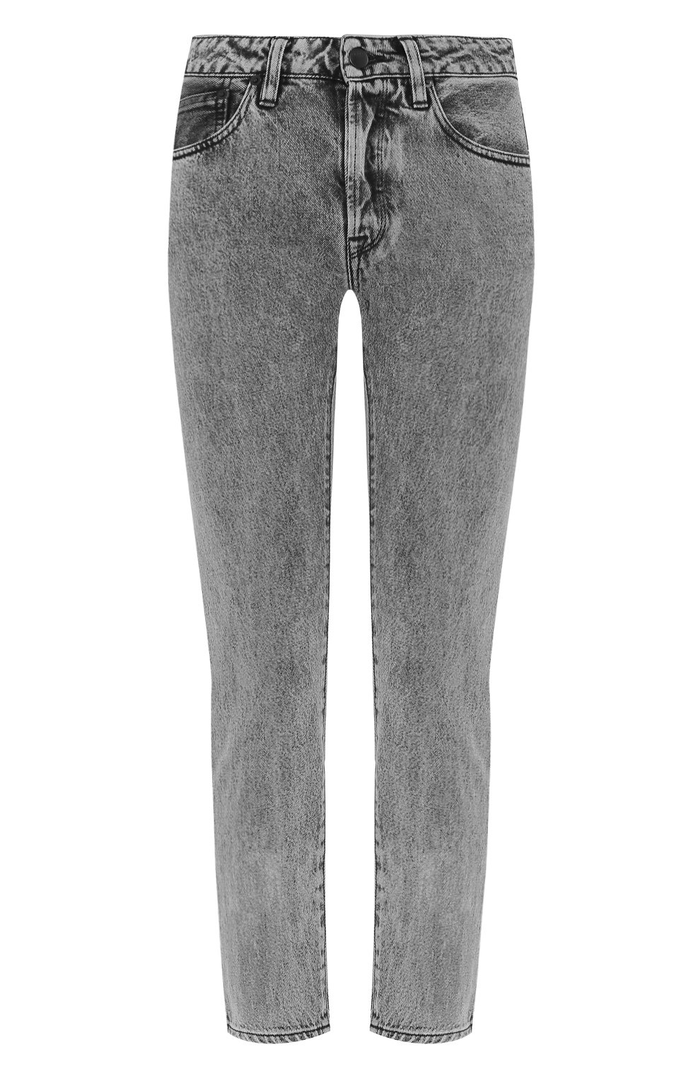 Укороченные джинсы GOLDEN GOOSE DELUXE BRAND серого цвета по цене 29100 руб., арт. G34WP008.A3, фото 1 Укороченные джинсы GOLDEN GOOSE DELUXE BRAND, арт. G34WP008.A3, фото 1