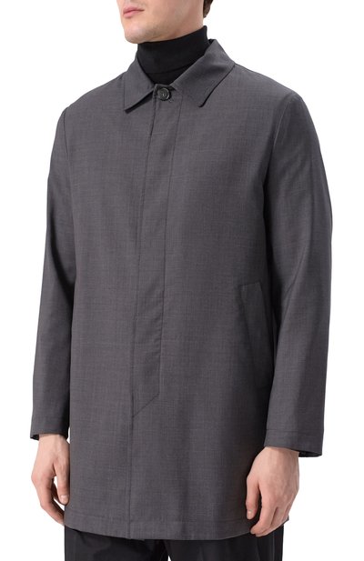 Шерстяной плащ CANALI, арт. 010489U/R01620, фото 3