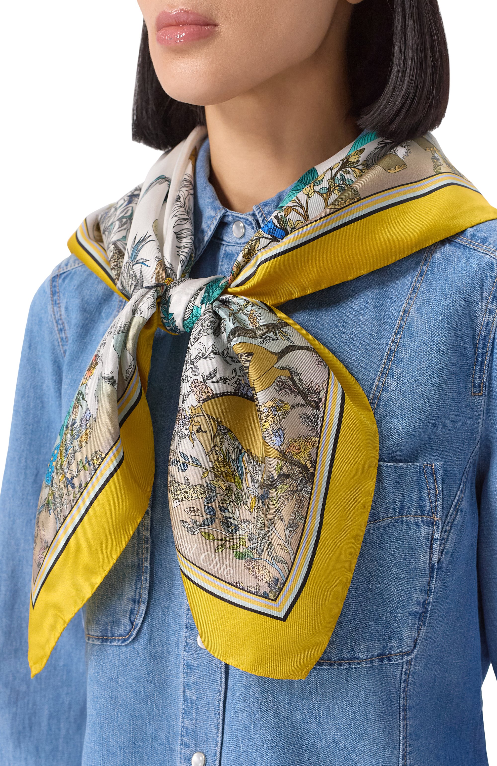 Шелковый платок curry RADICAL CHIC, арт. 700661.07.02, фото 2