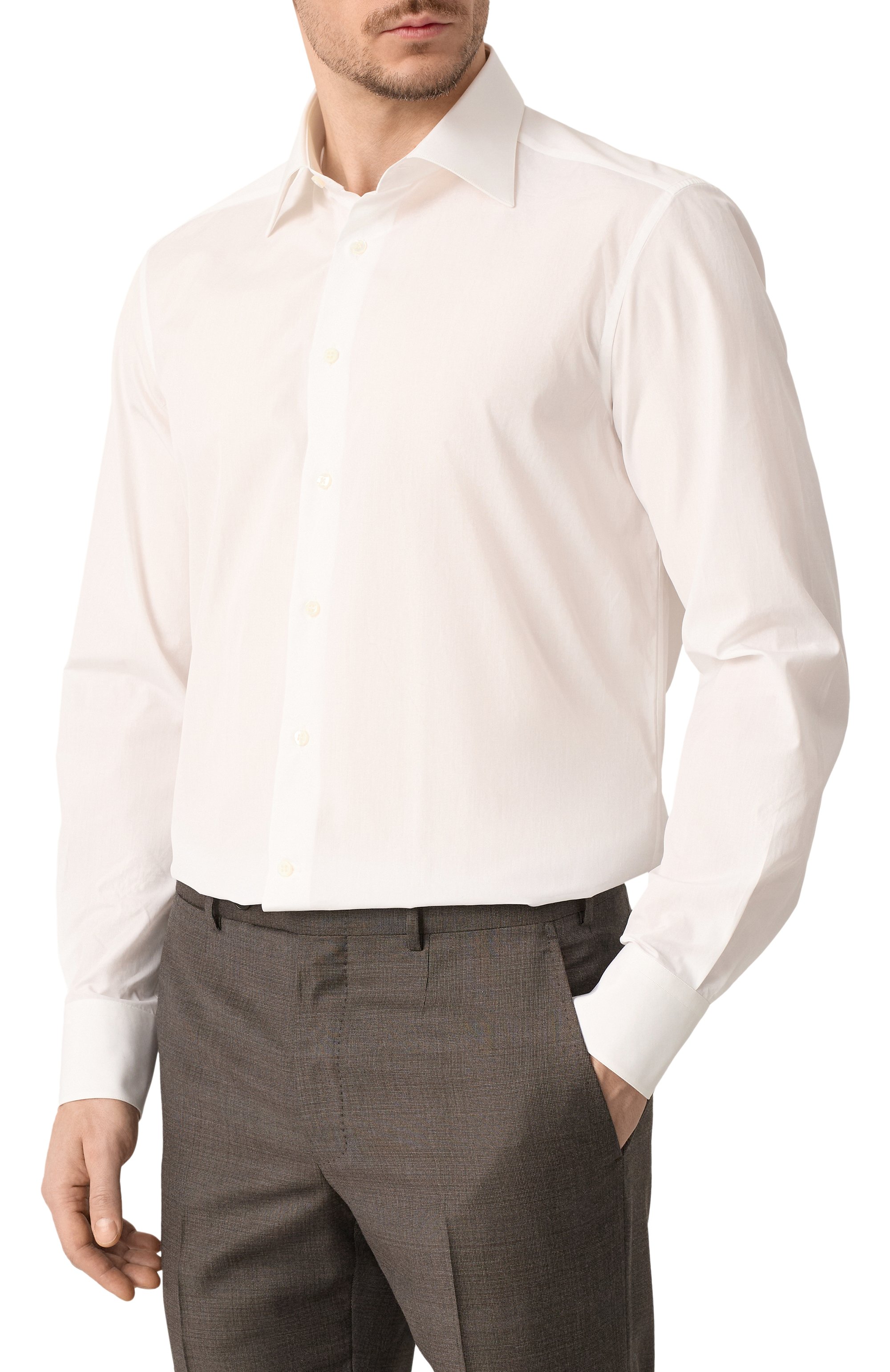 Хлопковая сорочка STEFANO RICCI, арт. MC007467/S2511, фото 3