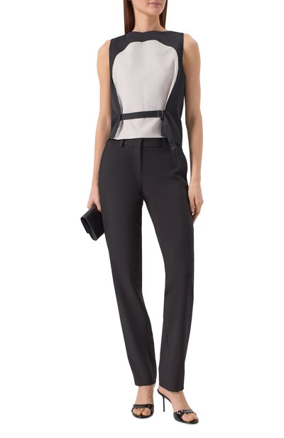 Жилет из шерсти и вискозы LES ARCHIVES, арт. LA_034СО, фото 2