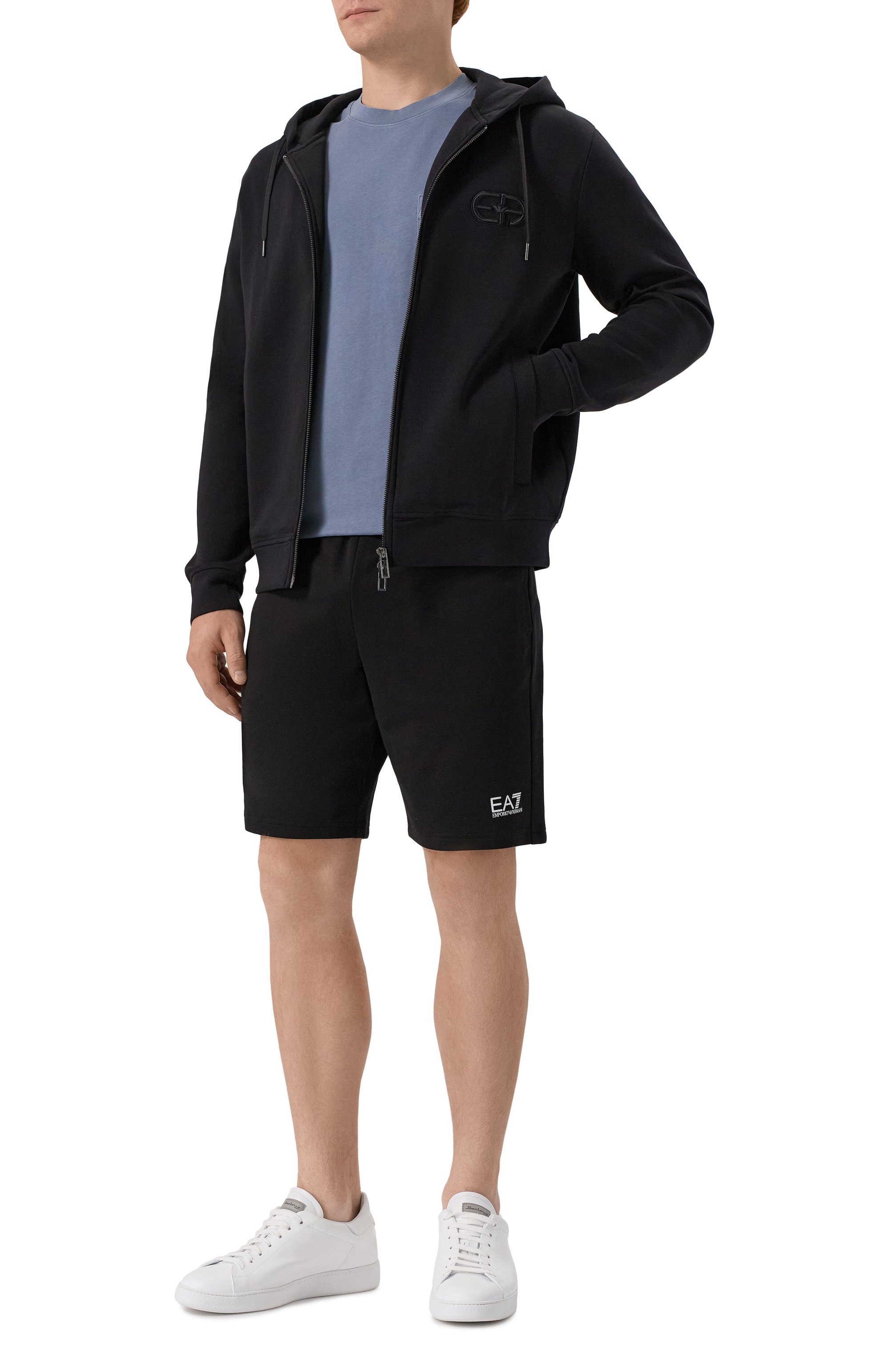 Хлопковая толстовка EMPORIO ARMANI, арт. 8N1ML6/1JHSZ, фото 2