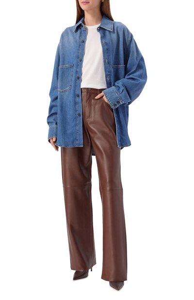 Кожаные брюки bonnie HAIKURE, арт. HEW03330PL002TP, фото 2