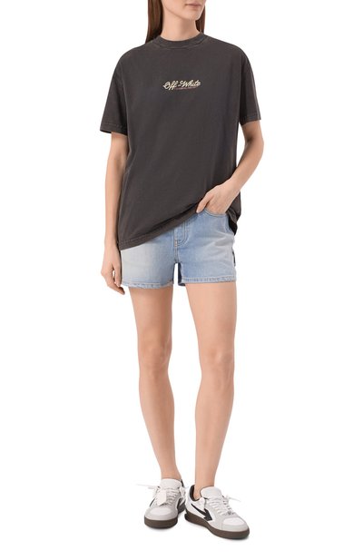 Хлопковая футболка OFF-WHITE, арт. 0WAA089S26JER008, фото 2