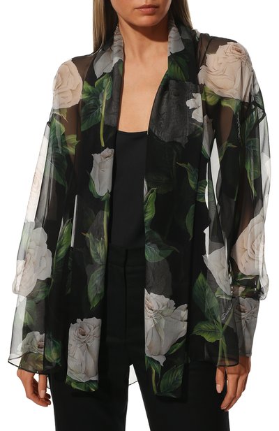 Шелковая блузка DOLCE & GABBANA, арт. F5P75T/IS1LT, фото 3