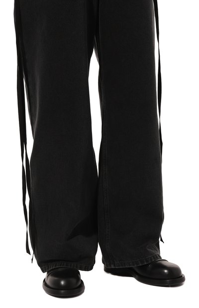 Кожаные дерби dex pintruck ANN DEMEULEMEESTER черного цвета по цене 76500 руб., арт. 2402-M-F30-LT049-099, фото 3 Кожаные дерби dex pintruck ANN DEMEULEMEESTER, арт. 2402-M-F30-LT049-099, фото 3