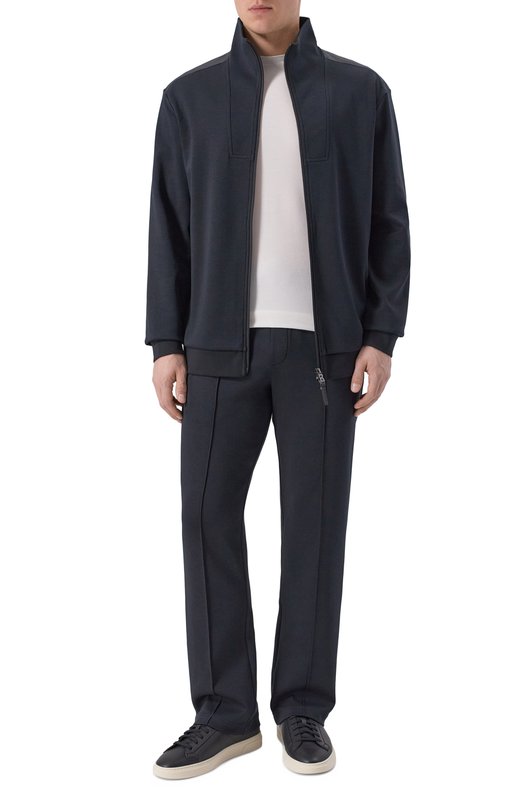 Кожаные кеды Kieran BOSS 50557866 Чёрный  50557866 Фото 2