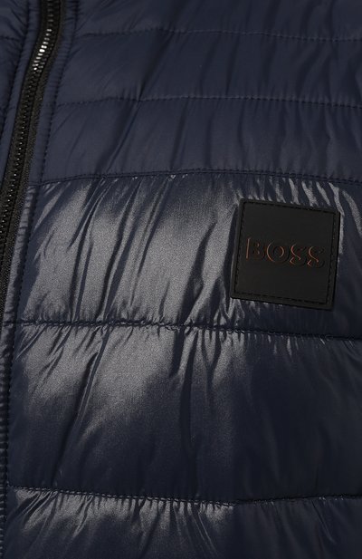 Утепленная куртка BOSS ORANGE темно-синего цвета по цене 27000 руб., арт. 50496766, фото 5 Утепленная куртка BOSS ORANGE, арт. 50496766, фото 5